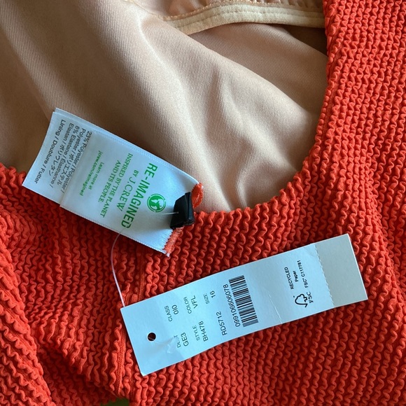 J Crew Bathing Suit One Piece Size 16 - Picture 3 of 5